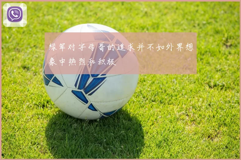 绿军对字母哥的追求并不如外界想象中热烈和积极